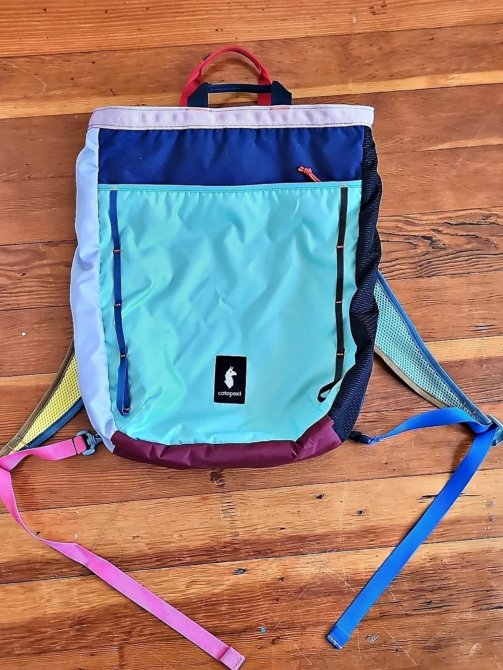 Cotopaxi Todo Convertible Tote - Backpack Blue & Pink & Burgundy